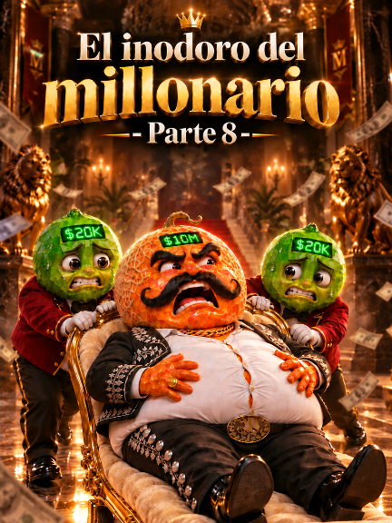 El inodoro del millonario - Parte 8 #fruitstory #sadstory #viral #fruitaidrama #fruitanimation