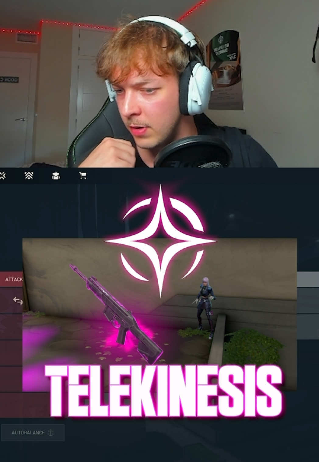 HUSH Telekinesis is OP in Valorant #estoniaman #Valorant #valorantclips #minecraftmemes #valorantfunny 