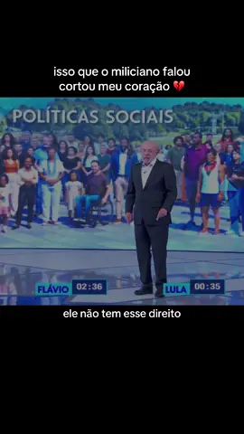 tadinho do nosso presidente ❤️‍🩹 | debate: lula X flavio bolsonaro - video: globoplay/globo \ #lula #debate #lulapresidente 