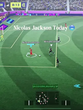 Nicolas Jackson Today 🥶 #nicolasjackson #efootball #efootballmobile #pes #fyp 