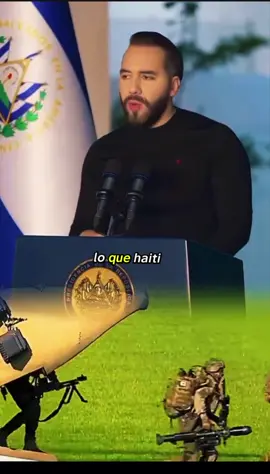 Así respondió nayibbukele a la palabra de la pandilla en Haití #nayibbukelepresidente #nayibbukele #noticia #guerra #haiti 