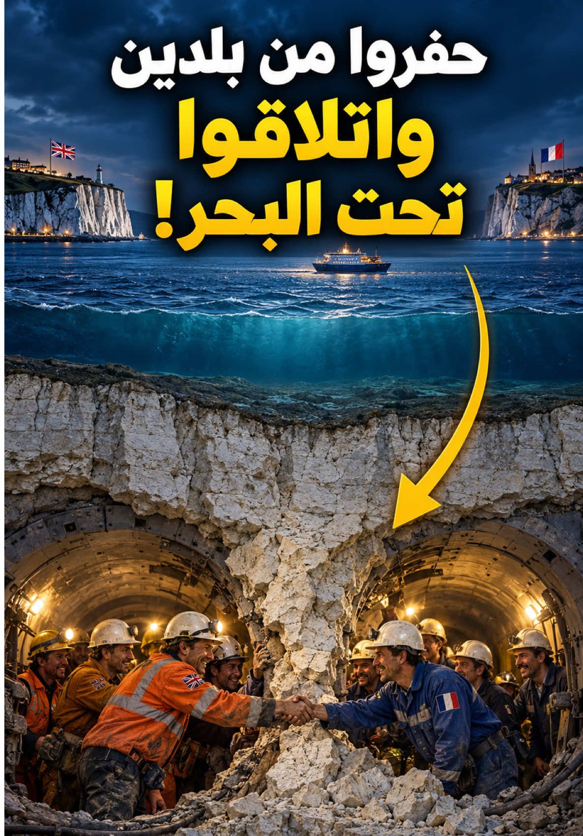 حفروا من بلدين… واتلاقوا تحت البحر! 😳