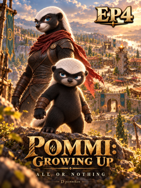 EP4:Mara finds Pommi just as their escape falls apart. A hidden casket is exposed, and in the chaos, Pommi figures out how the hyenas communicate—and steals their bone whistle without knowing what it’s for.#3DAnimation #Pommikox #allornothing #series #POMMI #AnimatedShortFilm