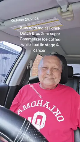 Good morning! Enjoying a different Dutch Bros flavor, Zero sugar Caramelizer ice coffee! 10/10 October 30th radiation oncologist appointment! Thank you all for your support, comments, likes and reposting of my videos! You are appreciated! #Stage4cancer #Mycancerjourney #Cancerwarrior #Nevergiveup #Fyp @Dutch Bros Coffee 
