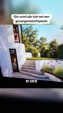 Gio ziet hoe de tuin met trap en groen verandert. Wat vinden jullie? #gio #nieuwhuis #tuin