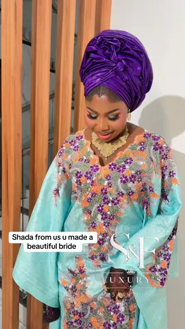 Shada from us S&F #fypppppppppppppppppppppppf  Makeup n Gele @Queen Beauty makeup #fypシ゚t #fypシ゚ 