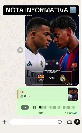 NOTA INFORMATIVA ℹ️ #elclassico #barcelona #realmadrid #futebol #engraçado  