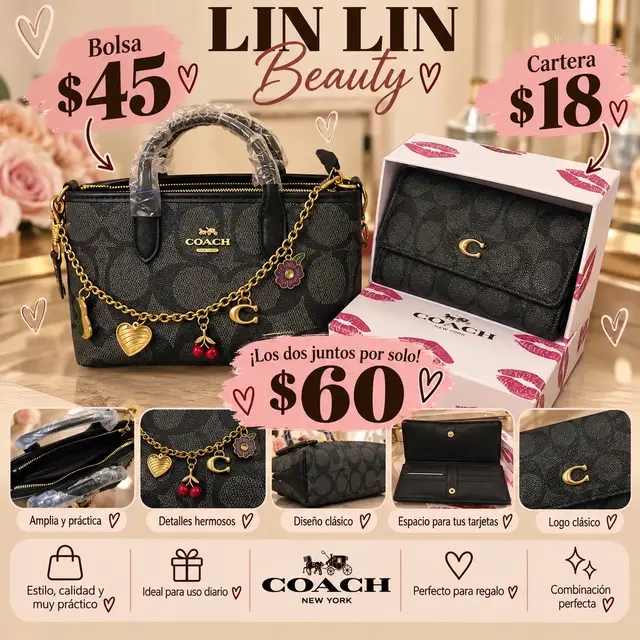 Small bag, big statement. 🤎✨ Your new favorite everyday duo! 👜💕 Chic, timeless & effortlessly stylish. The perfect mini tote and matching wallet set to elevate your everyday look. ✨ Because the little details make all the difference. 🤍