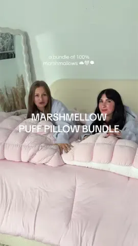 The coziest winter bed combo all wrapped up into one purchase, literally a dream 🥹💤☁️  @Kendra 🦢  @Mellow Sleep  #mellowsleep #marshmellowpuffpillowbundle #winterbedding #marshmallowbed #mellowbundle 