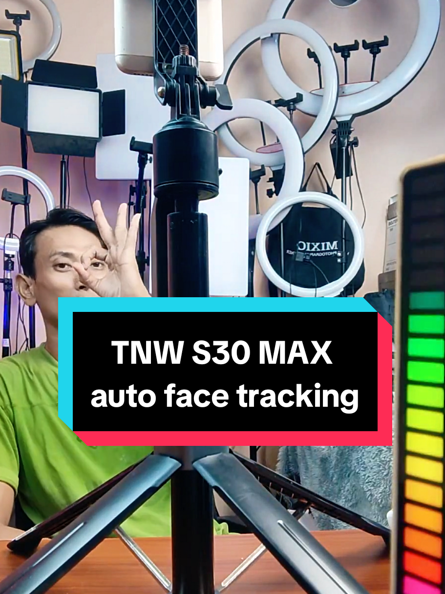 TNW S30 MAX Auto face tracking tongsis tripod yang bisa bergerak sendiri cocok buat bikin konten dan live streaming buruan di check out sebelum kehabisan #tnws30maxfacetracking #autofacetracking #tripod #facetracking #beeallshop 