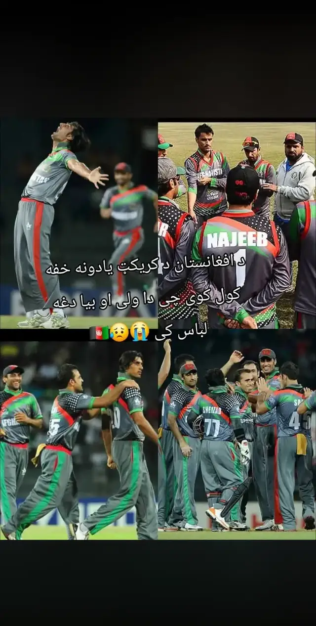 😥💔 د افغانستان د کرکټ هغه پخوانۍ یادونه! 🇦🇫🏏 رښتیا درته ووایم، ډېر خفه شم چې کله دا پخوانۍ ویډیوګانې او د افغانستان د کرکټ هغه پخوانی لباس ووینم. 😭💔 چې کله زموږ اتلان په دغه لباس کې ووینم، نو زړه مې له پخوانیو یادونو ډک شي او داسې احساس کوم لکه د کرکټ هغه خوږې ورځې چې یو ځل بیا راژوندۍ شوې وي. 🥹❤️ هغه وختونه، هغه لوبې، هغه احساسات او هغه مینه… هېڅکله به مو له یاده ونه وځي! 🇦🇫🏏❤️ ایا تاسو هم د افغانستان د کرکټ د دې پخوانۍ دورې یادونه ووینئ، نو خفه کېږئ؟ 😥 👇 کمنټ کې راته ولیکئ، ایا دا دوره مو په یاد ده چې افغان لوبډلې به دغه لباس اغوست؟ 🇦🇫❤️ #AfghanistanCricket #افغانستان_کرکټ #پخوانۍ_یادونه #AfghanAtalan 🏏🇦🇫