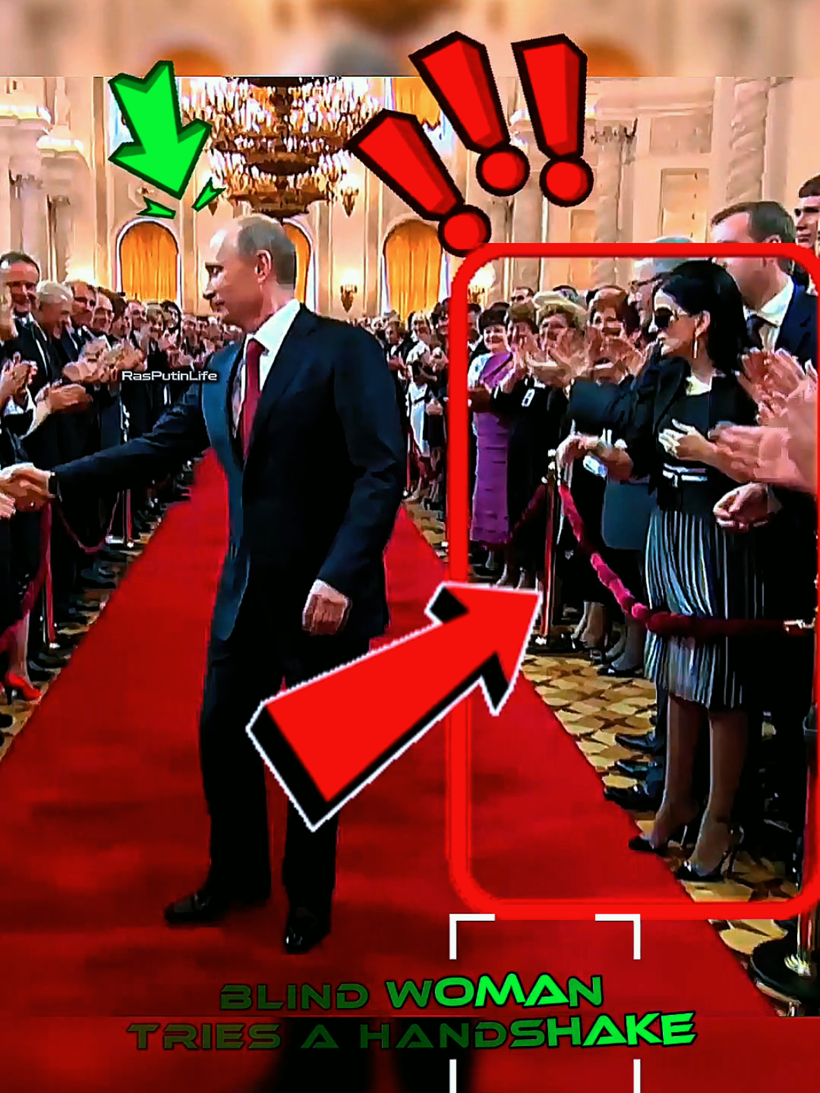 Putin help blind girl  #russia #putin #aura 