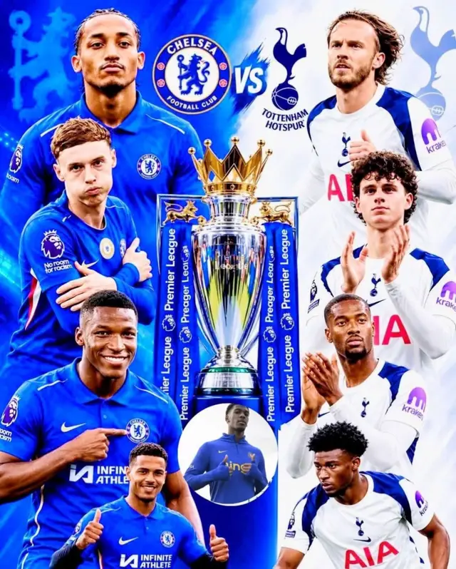 🚨🔵⚪️ ¡EL DERBI DE LONDRES ESTÁ QUE ARDE! 🔥⚔️ Chelsea y Tottenham protagonizan un partidazo lleno de tensión, intensidad y pasión. 🏟💥 ¡Cada ataque puede cambiarlo todo y los aficionados esperan ese gol que haga explotar el estadio! 🤯⚽️ ¡La batalla por el orgullo londinense está más viva que nunca! 💙🤍 👀🔥 ¿QUIÉN MARCARÁ EL PRIMER GOL: CHELSEA O TOTTENHAM? ⚽️👇 ¡Deja tu pronóstico en los comentarios y demuestra que sabes de fútbol! 💬💣 #Chelsea #Tottenham #CFC #COYS #PremierLeague #DerbiDeLondres #futbolmundial #FutbolTikTok #TikTokDeportes #FutbolMexico #AficionadosAlFutbol #JornadaDeFutbol #FutbolViral #ParaTi #fyppp #Reyzo