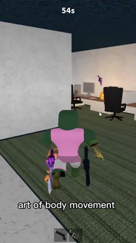 Art of body movement #mm2 #funny #murdermystery2 #roblox #fyp 