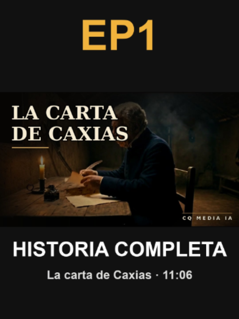 EP1 · HISTORIA COMPLETA · La carta de Caxias 🇵🇾 18 de noviembre de 1867. Una carta atribuida al marqués de Caxias, comandante de las fuerzas aliadas, contradice el relato oficial de la guerra: lo que dijo del soldado paraguayo, contra quién se hacía realmente la guerra y qué país quedaría después. Su autenticidad está discutida. Los fragmentos citados se identifican en pantalla como texto de la carta; el resto es reconstrucción y contexto. Recreación histórica con IA. Investigación, dirección y producción: Carlos Javier Cruz Quiñónez. #Caxias #HistoriaParaguaya #GuerraGrande #Paraguay #documental