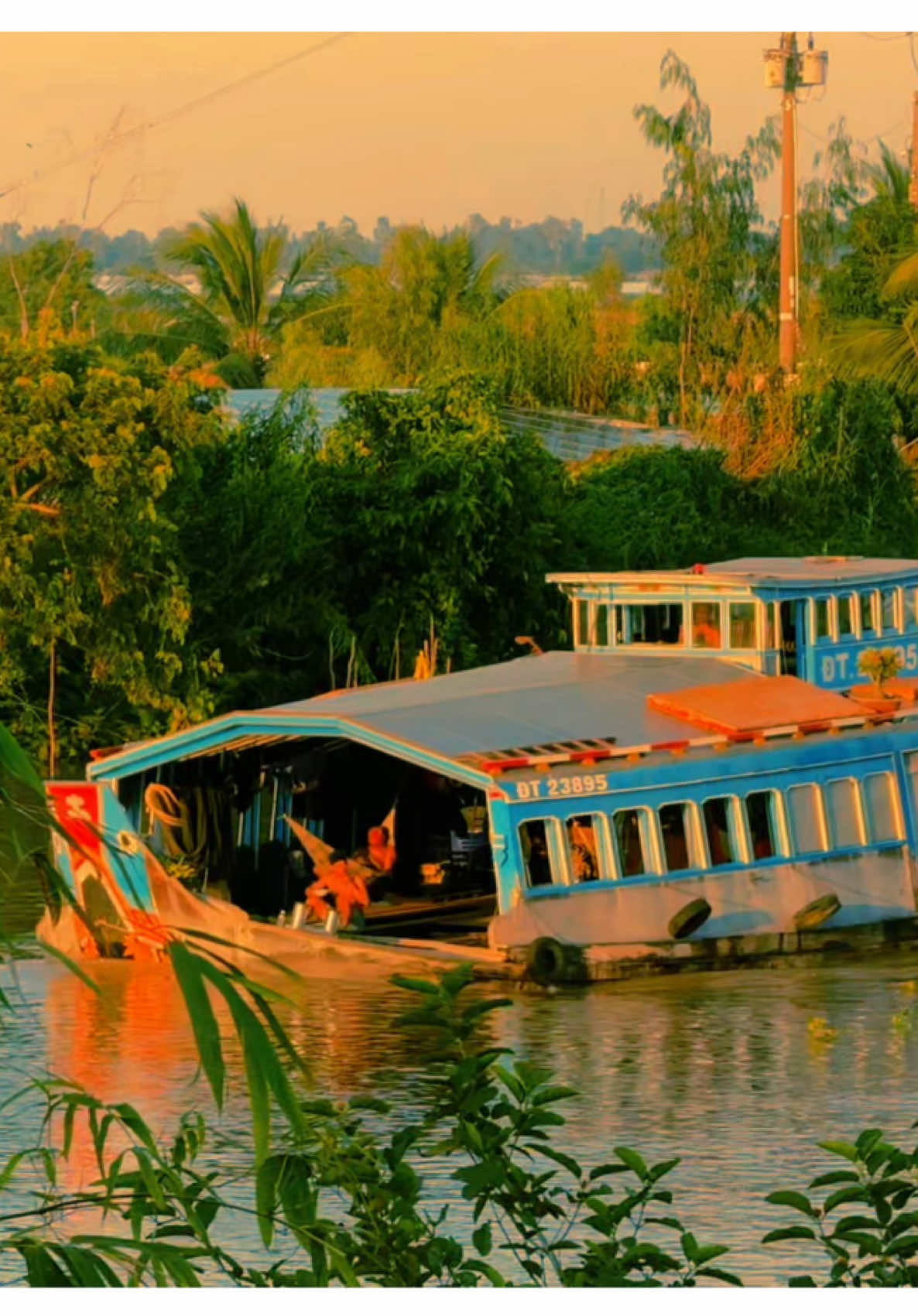Trở về miền quê nơi tôi lớn khôn thở còn nằm nôi...   #binhyen #chill #sunset #fyp #mientay 