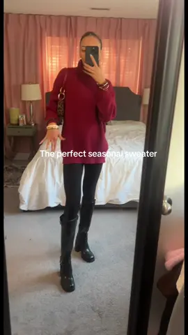 U cannot go wrong with an oversized sweater 