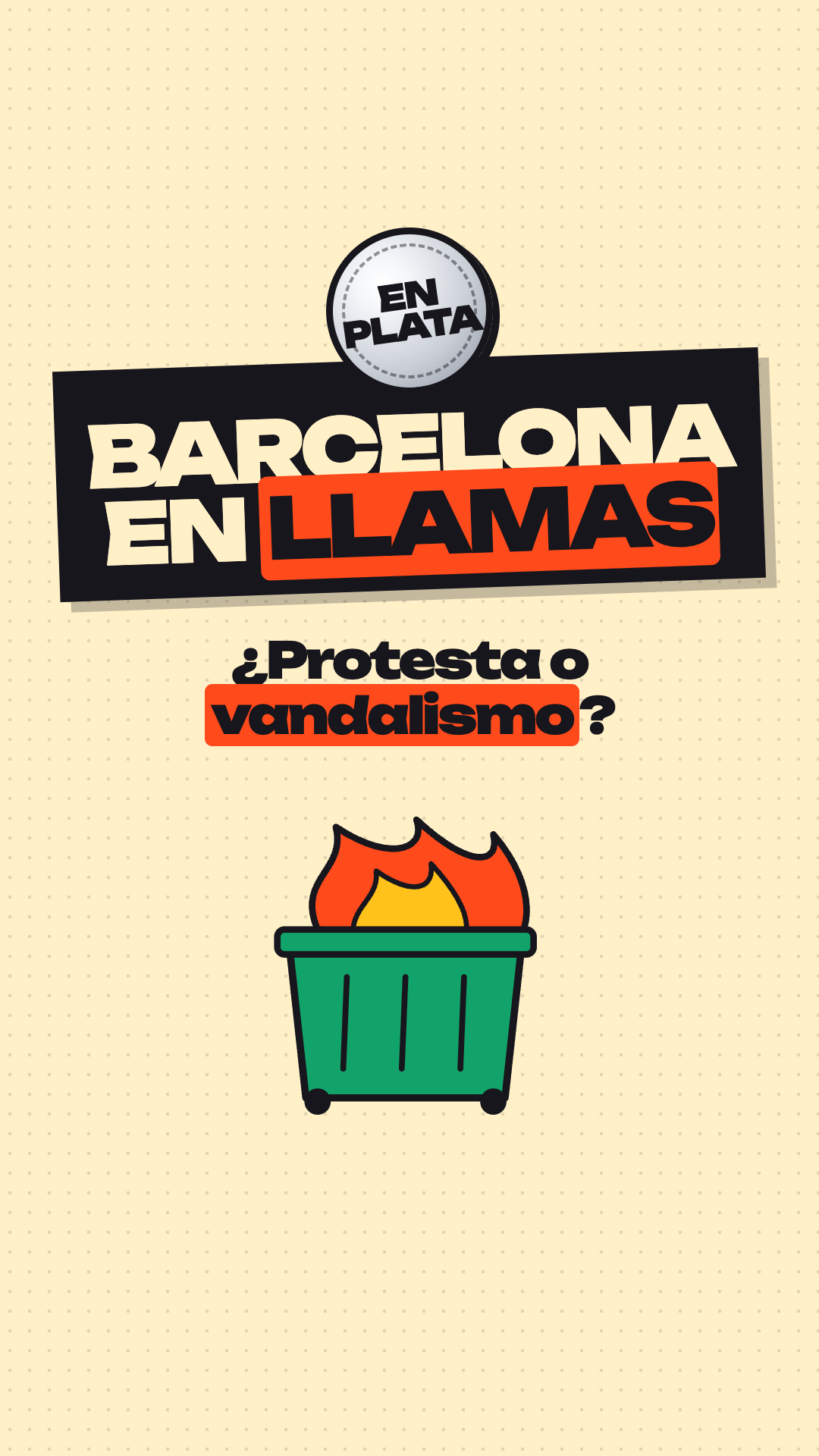 Disturbios en Barcelona: qué pasó anoche en plaça Catalunya ¿Protesta o vandalismo? ¿Una, otra o las dos? Te leo 👇 Fuentes: elDiario.es, Moncloa.com, COPE, Crónica Global (24 oct 2026). Imágenes: La Vanguardia, El País, A24, Samuel Vlog. #barcelona #disturbios #noticias