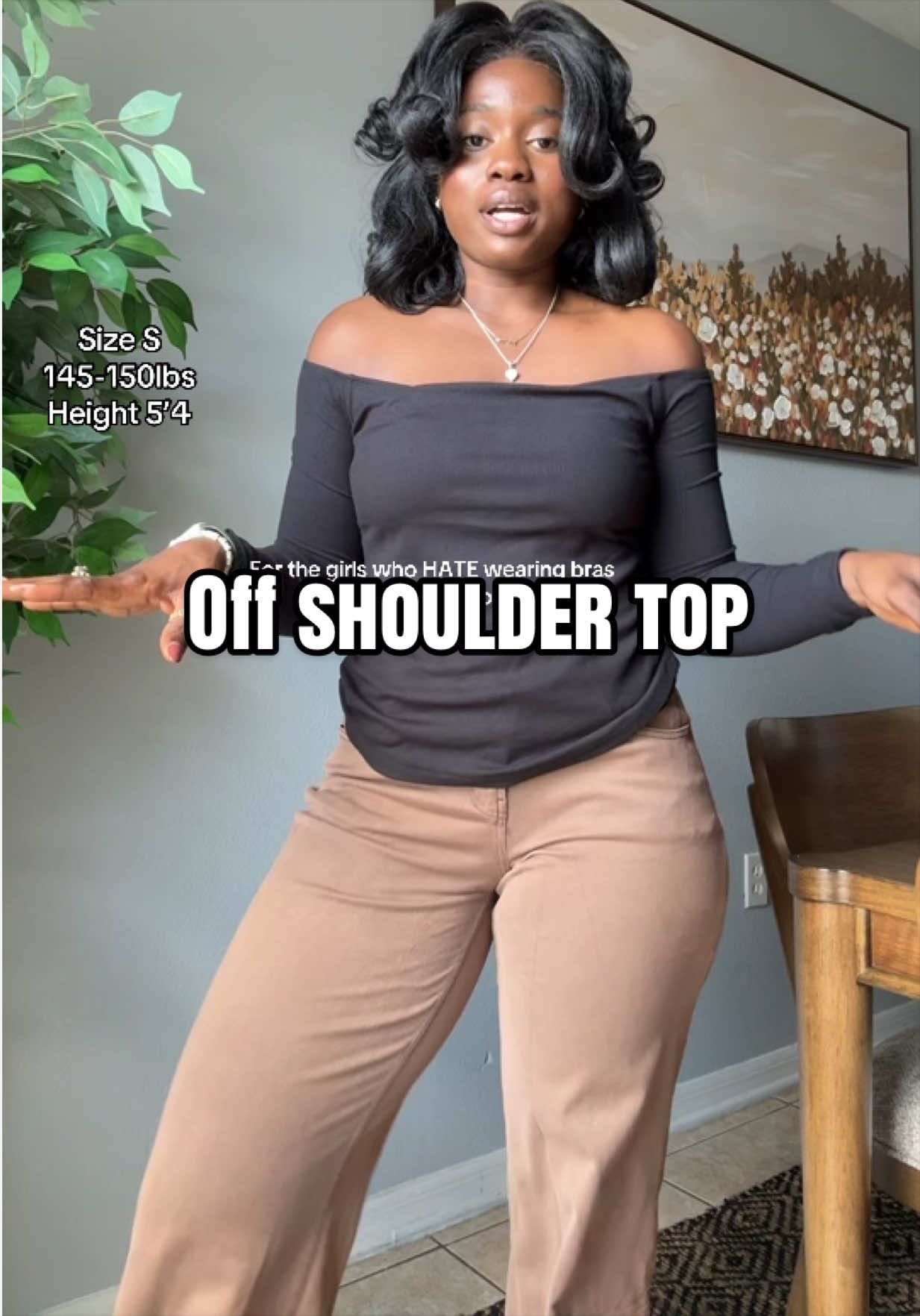 If wearing a bra is your biggest enemy, RUN to this one ☝️ @Halara_official  #offshouldertop #longsleeve #halaraeveryday #tiktokshopcybermonday #tiktokshopblackfriday 