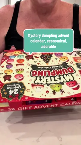 Mystery dumpling, advent calendar. Pick yours up today! Bigger is not better in this case, it’s the perfect size to fit in with your holiday decor. A cute addition to the holiday decor, economical, adorable! allow 2 weeks shipping.##adventcalendar##cutefun##dumplings
