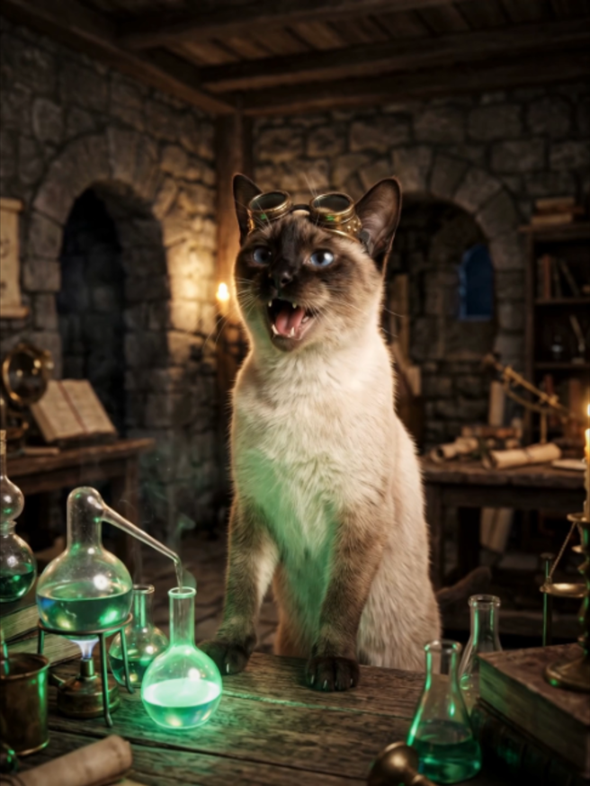 A little bit of something for Halloween. Bobby Pickett - Monster Mash #fy #ai #cute #music #cat #funny