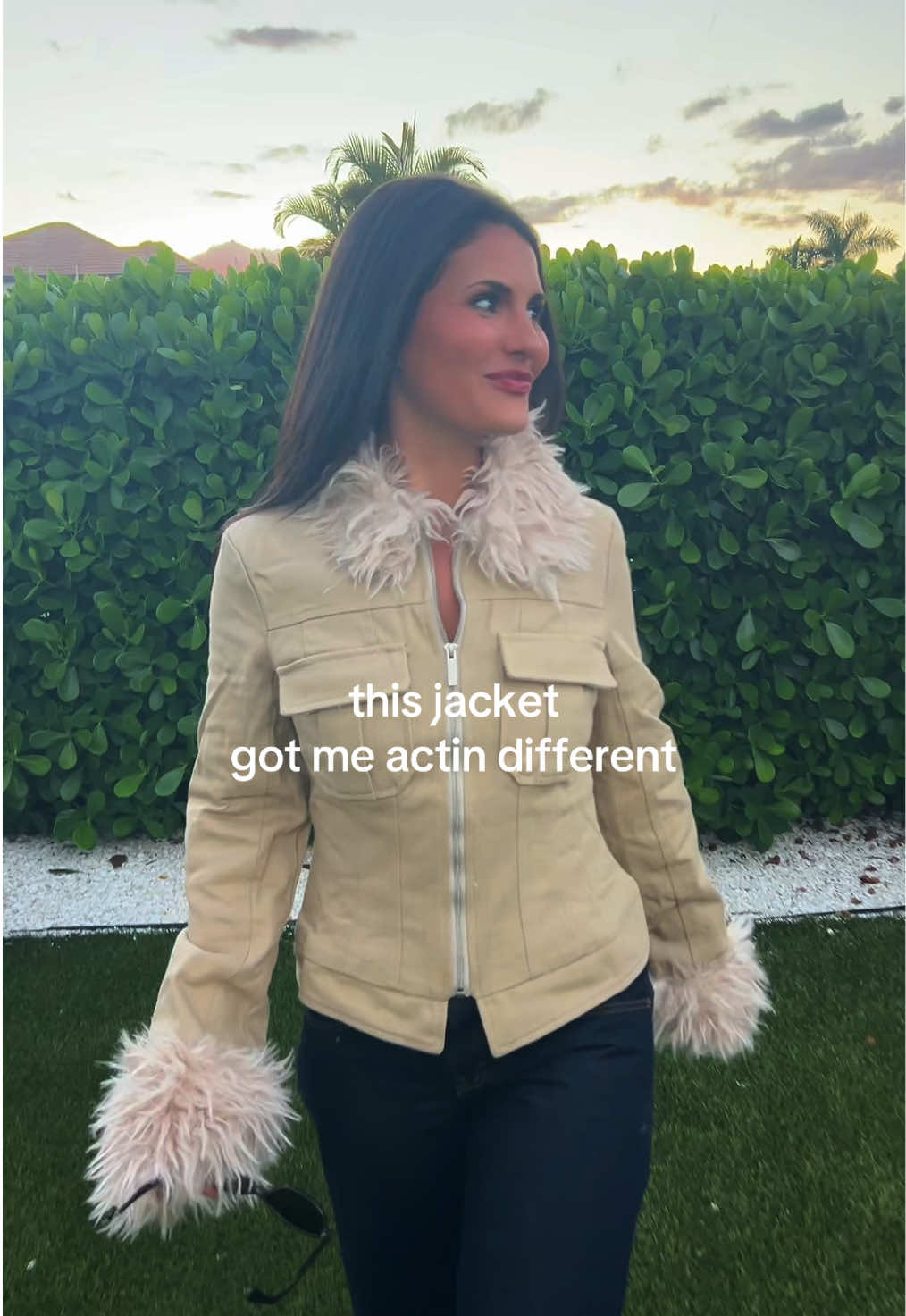 OK PRINCESS POLLY GO OFF. loving the nindie fur jacket 