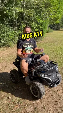 Check out the JOYRACER 24V electric ATV with remote control, headlights, and Bluetooth music for backyard riding. #fallpicks #tiktokshopfalldealsforyou #KidsElectricATV #RemoteControlRideOn #OutdoorToys 