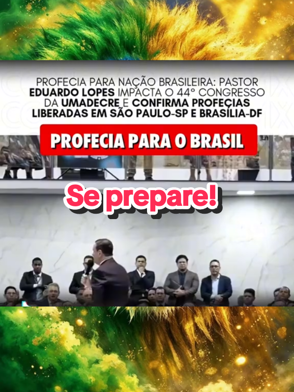 Se prepare!  Queremos um Brasil forte, unido e destemido. #brasil #profecia #jesus  #respeito #22 