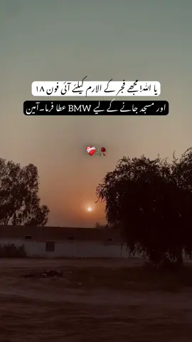 یا اللّٰہ مجھے فجر کے الارم کے لیے آئی فون ۱۸ اور مسجد جانے کے لیے BMW عطا فرما۔ آمین #viral #foryoupage #fypシ 
