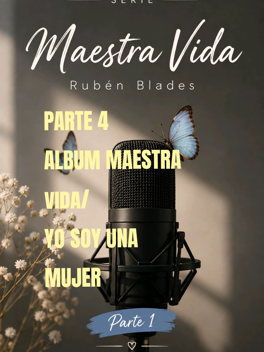 🎙️ Maestra Vida | Parte 4 Continuamos recorriendo el universo musical de Rubén Blades con la cuarta entrega de esta serie de recitaciones. Hoy le toca el turno a «Yo soy una mujer», una de las canciones de este maravilloso álbum. Espero que disfruten esta recitación tanto como yo disfruto compartirla con ustedes. ❤️🎶 #Salsa #salseros #rubenblades #maestravida #letrasdecanciones 