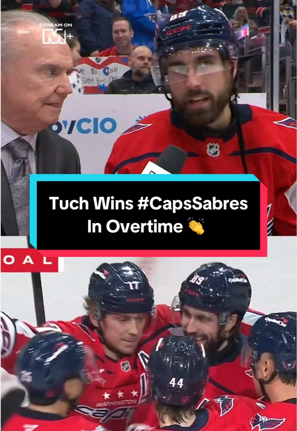 Who better than Tuchy to get the #CapsSabres job done? 😏 #alextuch #alextuch89 #nhlcapitals #washingtoncapitals 
