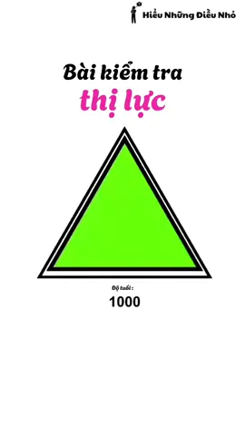 bài kiểm tra thị lực #xuhuong 