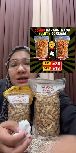 Set combo jimat kacang gajus bakar & goreng❤️‍🔥❤️‍🔥 #tiktoklive #livehighlights #combo #gajus #kacanggajus 
