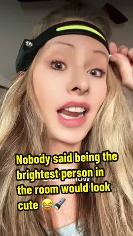 #toktokshop Funny on my head, handy in the dark 😂🔦 This USB-C rechargeable LED headlamp features a 230° wide-angle light, a side spotlight, wave-sensor control, and an adjustable headband. Keep your hands free for camping, evening walks, and projects around the house. Tap the orange shopping cart to grab yours! 🛒.  #Headlamp #LEDHeadlamp #CampingGear #RechargeableHeadlamp