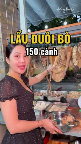 Lẩu đuôi boà #ancungdaune #lauduoibo #govapangi 
