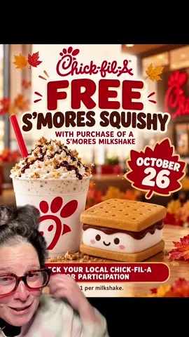 FREE CHICK-FIL-A… ✨SQUISHY… #Running #free #food #family #school