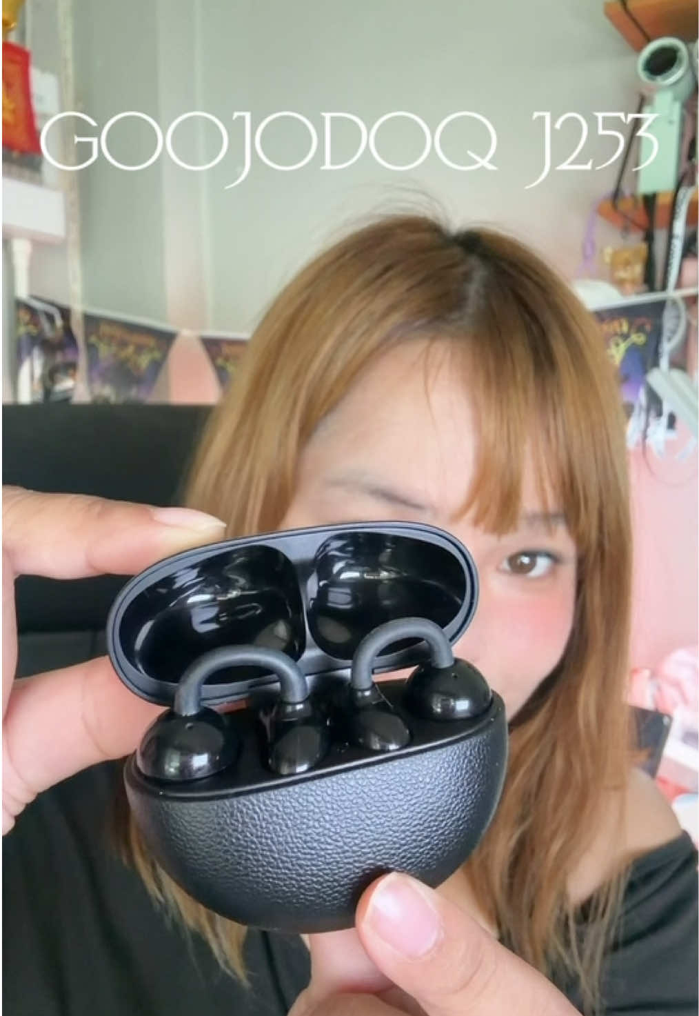 GOOJODOQ รุ่น J253 Clip-On TWS #หูฟังหนีบหู ที่มีดีทั้งไมค์และเบส 