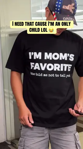I need that cause I’m an only child 😂#onlychild #tiktokmademebuyit #funnytshirts #momsfavorite #humor 