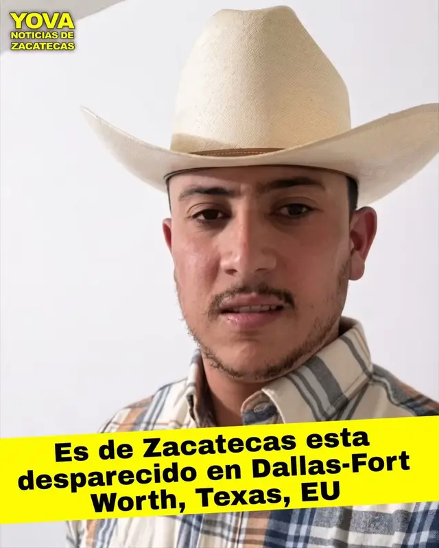 🚨 Es de Zacatecas 🇲🇽 esta desparecido en Dallas-Fort Worth, Texas, Estados Unidos. 🇺🇸 Se solicita el apoyo de la ciudadanía zacatecana para localizar a Juan Antonio Estrada, originario de San Lucas, Zacatecas quien se encuentra desaparecido en el área de Dallas-Fort Worth, Texas, Estados Unidos. Su familia está muy preocupada y pide la colaboración de todos para compartir esta información y ayudar a dar con su paradero. Si tienes información que pueda ayudar a localizarlo, por favor, comunícate con sus familiares. 📢 ¡Compartamos! Desde Zacatecas también podemos ayudar a que esta información llegue más lejos y Juan Antonio pueda regresar con sus seres queridos. #Noticias #Desaparecido #Texas #Dallas #Zacatecas   — en Zacatecas, Mexico.