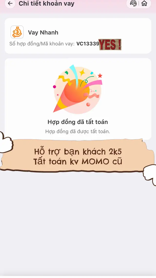 Khách hàng 2k5 cần hỗ trợ vay/tái cấp MOMO? Bạn có thể vay nhanh và trả chậm 1 ngày không? Chúng tôi hỗ trợ tất toán MOMO Đặc biệt, chúng tôi giúp: ✨ Lên hạn mức vay MOMO Liên hệ ngay để giải quyết mọi vấn đề về vay MOMO. #thuantaichinh #vaynhanh #vaykhongthamdinh #vaykhongphitruoc#vayjToánMOMO 