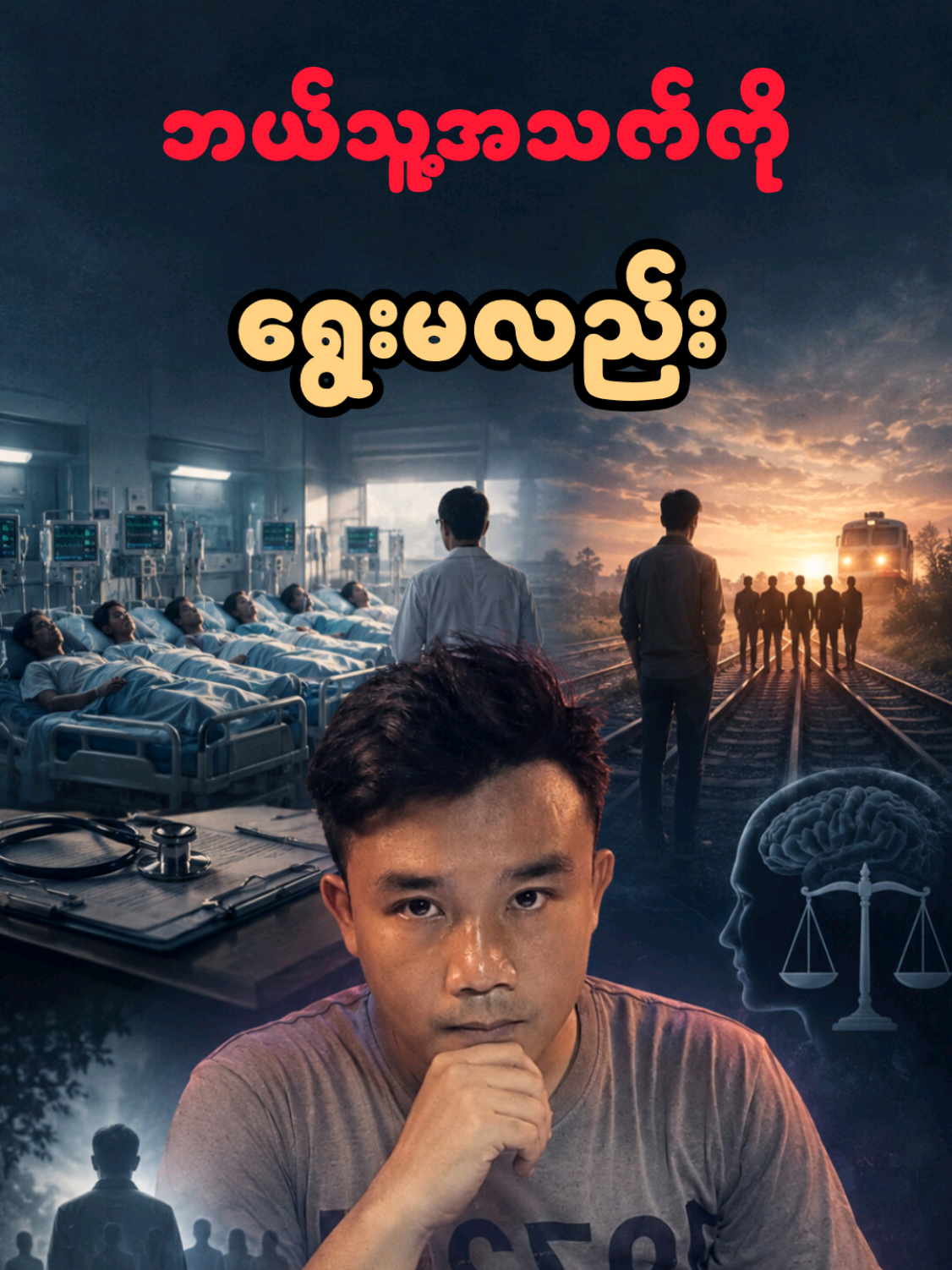 လူငါးယောက်ကို ကယ်ဖို့ လူတစ်ယောက်ကို စတေးသင့်သလား?  #SAIUNIVERZE #TrolleyProblem #Philosophy #MoralDilemma #Psychology 