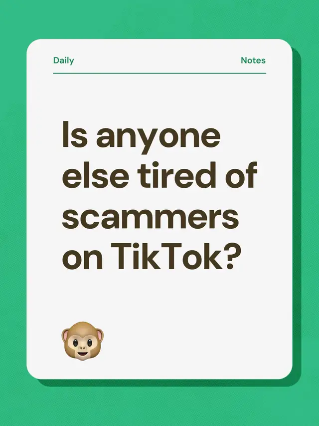 Is anyone else tired of scammers on TikTok? “I’m tired of seeing people use fake identities, stolen pictures, and emotional stories to gain other people’s trust. Is anyone else feeling the same way?” Social media should be a place where people can connect, share experiences, and build genuine friendships without constantly worrying about being deceived. Unfortunately, scammers take advantage of people’s kindness and trust. Let’s raise awareness, recognize suspicious behavior, and support victims instead of judging them. Have you encountered a suspicious account recently? #scamawareness #stopscammers #fakeprofiles #fraudawareness #fyp