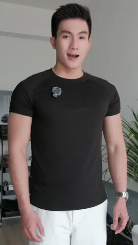 [COMBO 3 ÁO] Thun gân tăm cộc tay cổ tròn raglan co giãn 4 chiều thoáng mát nhiều mầu trẻ trung Menswear