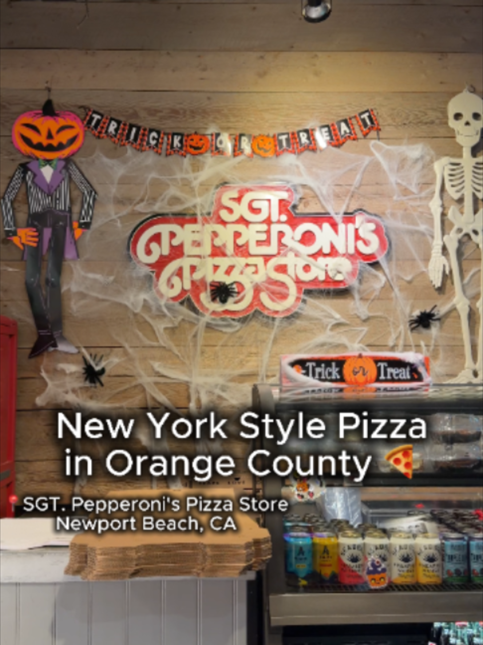New York-style pizza in Orange County?! 🍕👀 @sgtpepperonis Checking out Sgt. Pepperoni's Pizza Store in Newport Beach, CA! So many slices to choose from, whether you're craving a classic or something different. ❤️  Which slice are you grabbing first? 🤤 @tryperdiem 📍 Sgt. Pepperoni's Pizza Store | Newport Beach #SgtPepperonis #NewportBeachFood #OrangeCountyFood #PizzaTok #NewYorkStylePizza