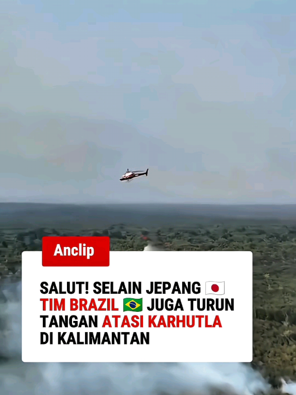 Arigatou Jepang 🇯🇵, Obrigado Brazil 🇧🇷 Tim Realiza Anti Chamas dengan teknologi pemadaman hutan terbaiknya bantu TNI, Damkar atasi karhutla Kalimantan. Dua negara, satu misi: selamatkan paru-paru dunia 🌏🔥 #KARHUTLA #Kebakaranhutankalimantan #LangitIndonesiaKembaliBiru #prayforkarhutla 