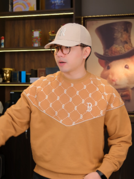 MLB - Áo sweatshirt unisex cổ tròn tay dài Jacquard Dia Monogram 3AMTM1144-43CAS xịn #minhcuan #thoitrang #xuhuong #MLB