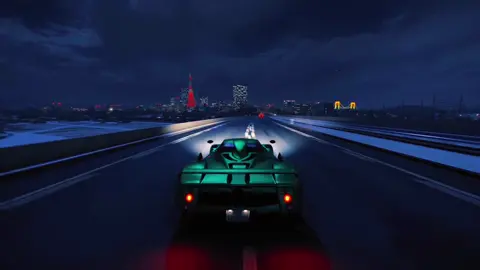 Night drive with the Zonda.  #forza #forzahorizon6 #film #cinematic #gameplay 