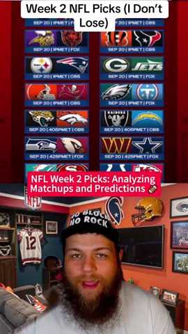 Check out these NFL Week 2 picks and see which teams are expected to win! From Falcons vs. Panthers to the Giants vs. Rams, get the breakdown of each matchup. Who are you rooting for? Let's discuss! #NFL #football #nflpicks #week2 #sportsanalysis