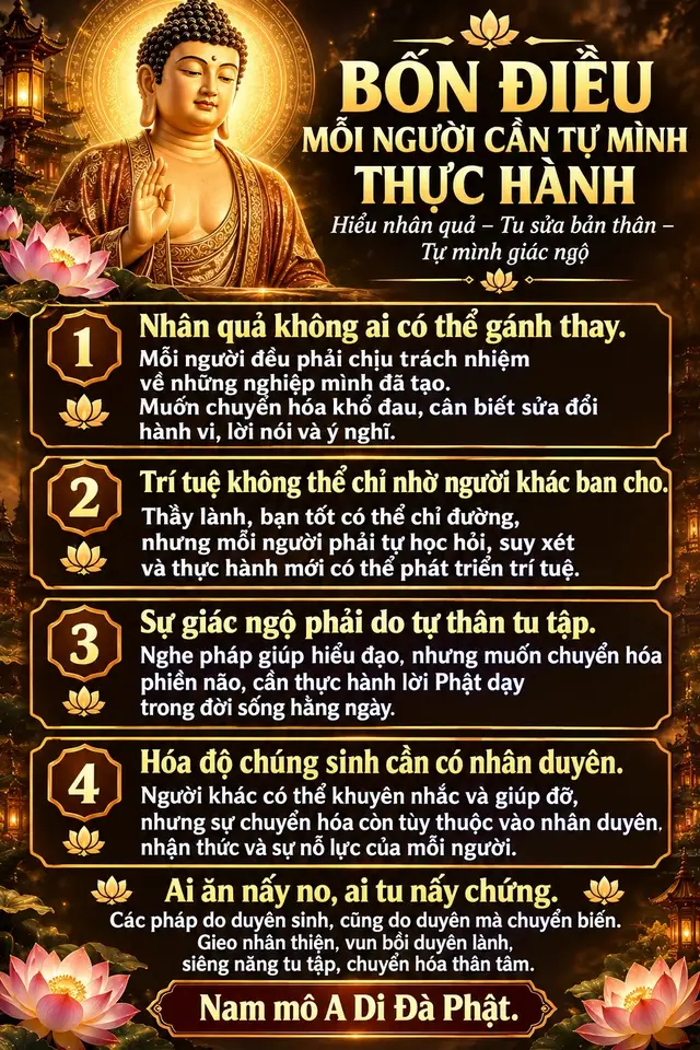 #nammoadidaphat🙏🙏🙏 #phậtphápnhiệmmầu #phậtpháp #tutâmdưỡngtánh #họcphatphapmoingay 