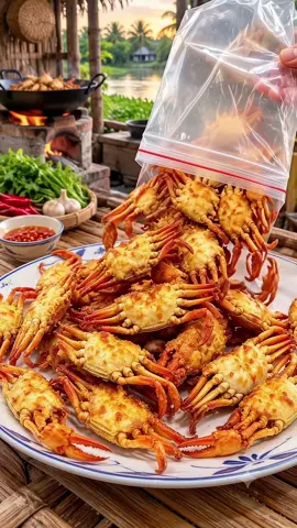 ghẹ sữa chiên giòn #xuhuong #lenxuhuong #monngonmoingay #ghesuachiengion 